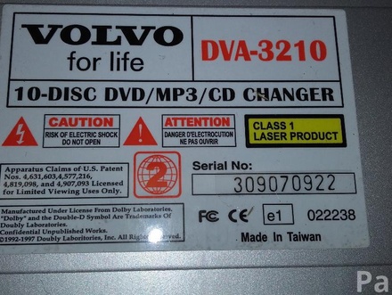 VOLVO DVA-3210 / DVA3210 XC90 I 2004 Zmieniacz płyt DVD