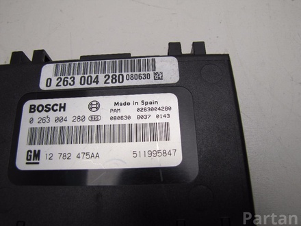 SAAB 12782475AA, 511995847, 0 263 004 280 / 12782475AA, 511995847, 0263004280 9-3 (YS3F) 2008 Control unit for park assist