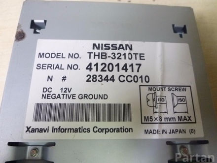 NISSAN THB-3210TE , 28344CC010 / THB3210TE, 28344CC010 MURANO I (Z50) 2005 Блок управления навигационная система