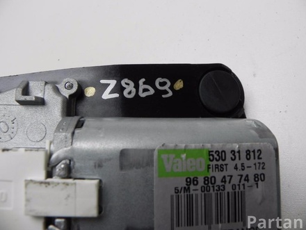 CITROËN 9680477480 C4 II (B7) 2011 Wiper Motor Rear