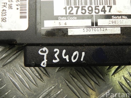 SAAB 12759544 9-5 (YS3E) 2006 control unit