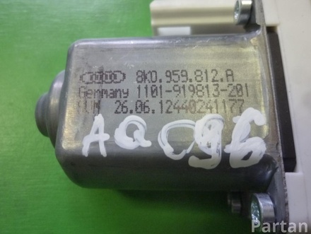 AUDI 8K0 959 812 A / 8K0959812A Q5 (8R) 2014 Window lifter motor Right Rear