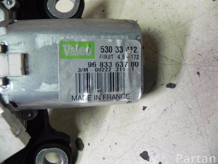 CITROËN 9683363780 BERLINGO (B9) 2011 Wiper Motor