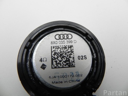 AUDI 8X0 035 399 D / 8X0035399D A1 (8X1, 8XK) 2012 Haut-parleur haute fréquence