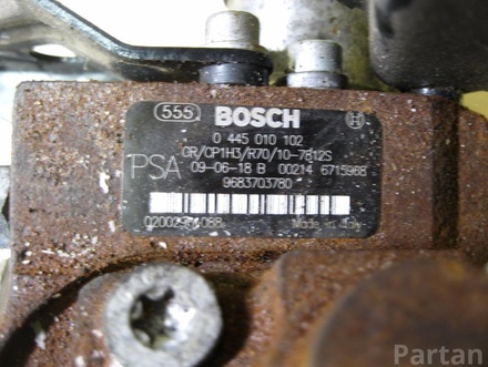 CITROËN 9683703780 C3 Picasso 2011 High Pressure Pump