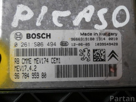 CITROËN 96 784 959 80 , 0 261 S06 494 / 9678495980, 0261S06494 C3 Picasso 2012 Control unit for engine