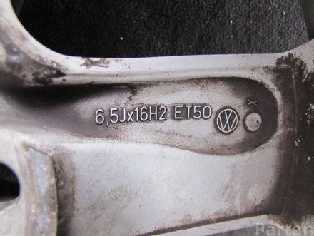 VW 5C0 601 025 R / 5C0601025R JETTA IV (162, 163) 2011 llantas de aluminio 5x112  R16 EJ 6.5 ET50