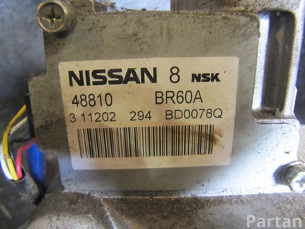 NISSAN 48810BR60A QASHQAI / QASHQAI +2 I (J10, JJ10) 2009 bomba electrica de la columna de dirección 